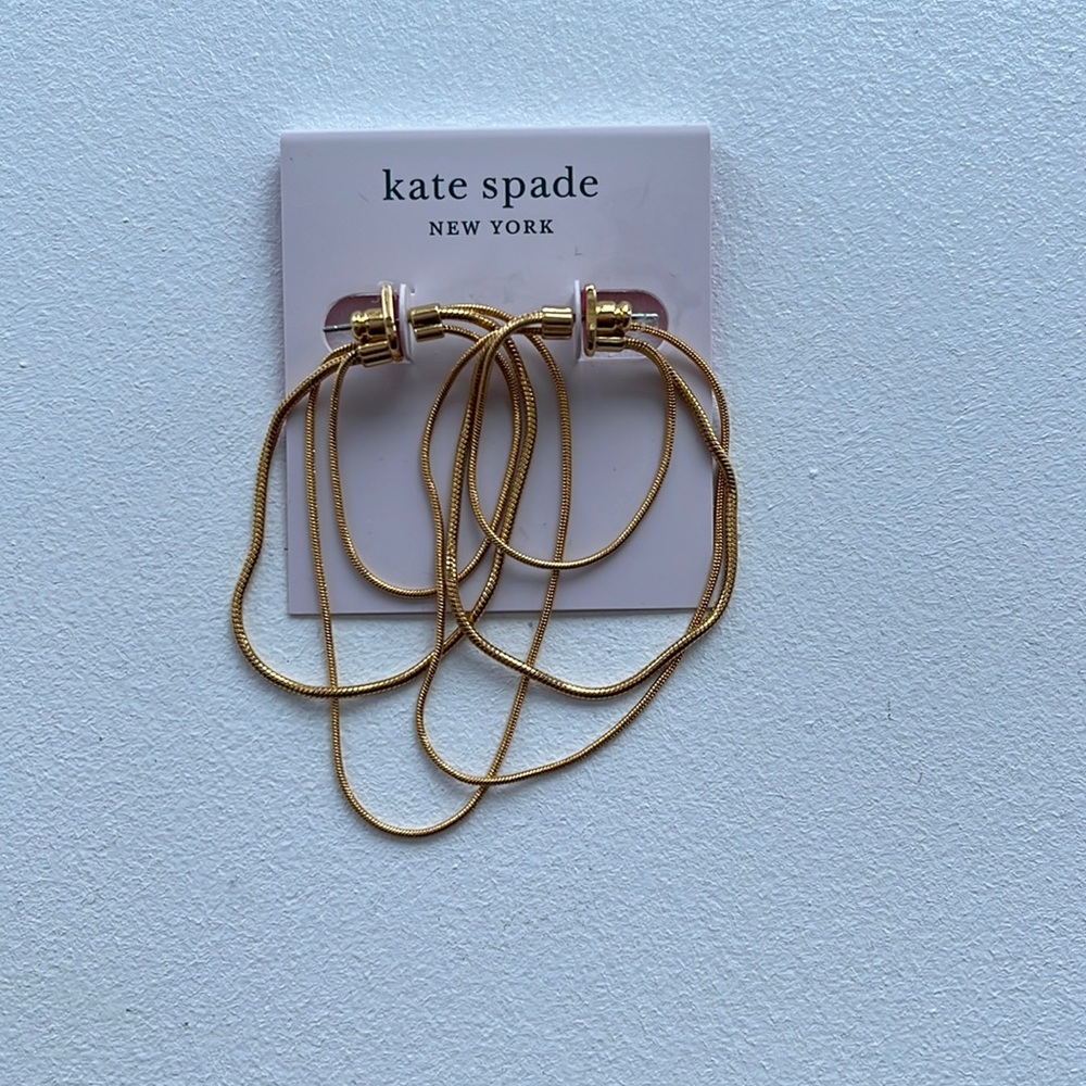 Kate Spade Gold Hoops
